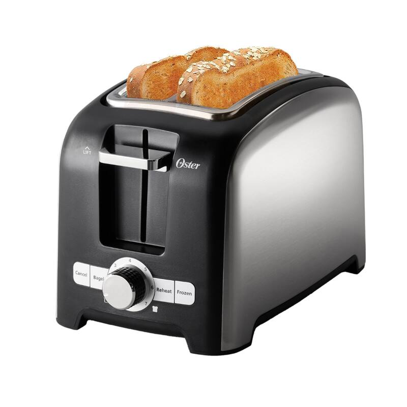2 Slice Extra-Wide Slot Toaster in Brushed Stainless Steel
