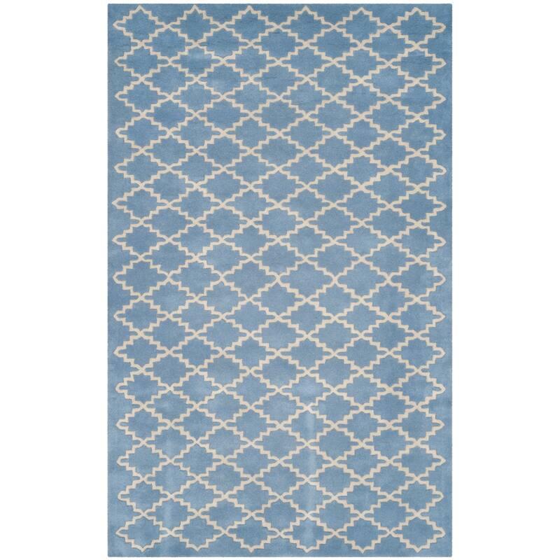 SAFAVIEH Handmade Chatham Nhuong Modern Moroccan Wool Rug