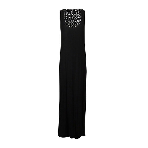 Kenneth Cole REACTION Women's Crochet-Back Maxi Swimsuit Cover