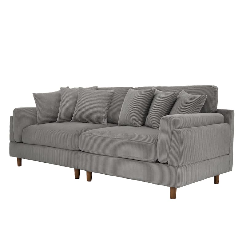 90 inch Deep Seat Sofa Comfy Couch for Living Room