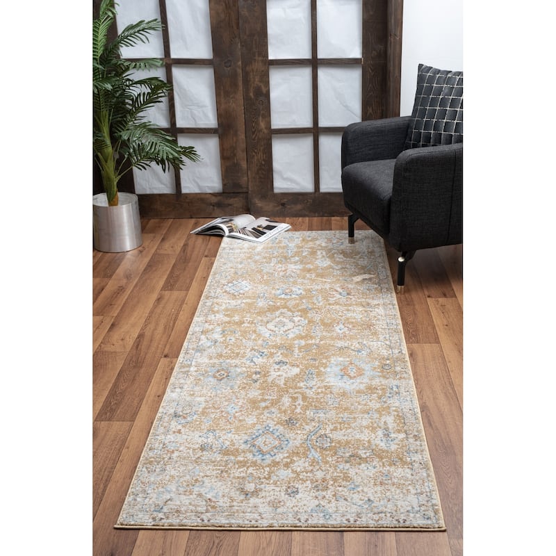 Noble GC_GEN7008 Gold Area Rug
