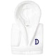 preview thumbnail 14 of 103, Sweet Kids 100% Polyester SUPER PLUSH Double Brushed Hooded Bathrobe with Navy Bookman Monogram D - Large