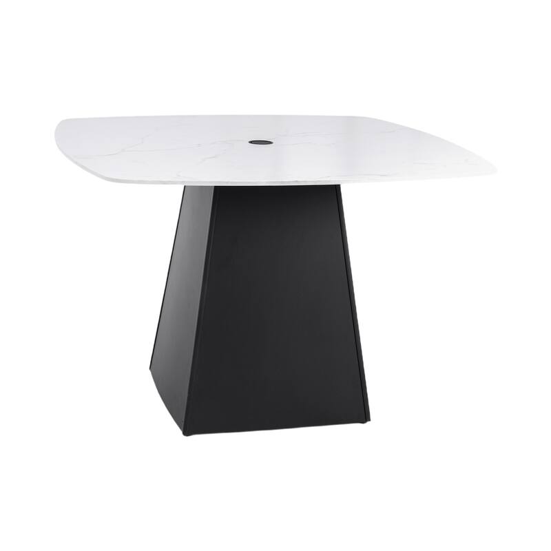 GDFStudio Catalina Modern Outdoor Dining table with Sintered Stone Top