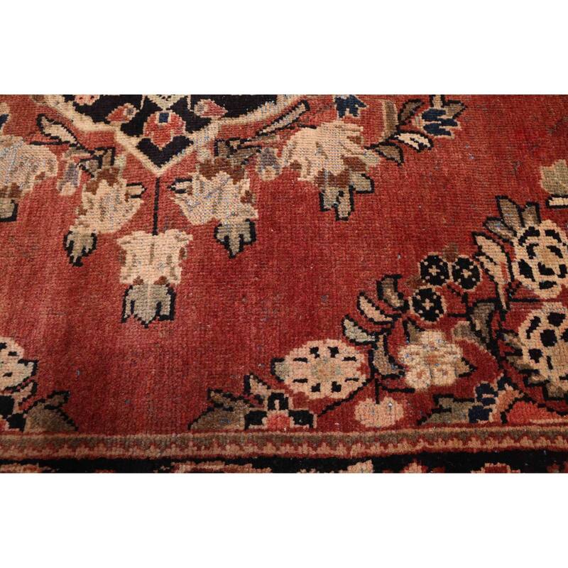 ECARPETGALLERY Hand-knotted Antalya Vintage Dark Copper Wool Rug - 4'1 x 6'7