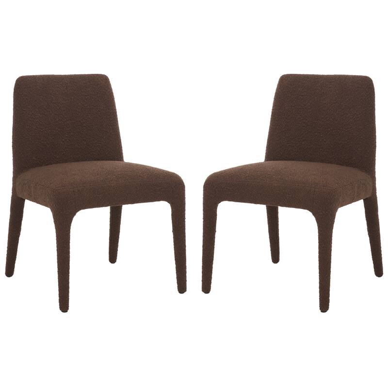 SAFAVIEH Couture Derrick Boucle 19-inch Dining Chair [SET of 2] - 22"W x 23"D x 34"H