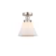 Option Matte White / Brushed Satin Nickel