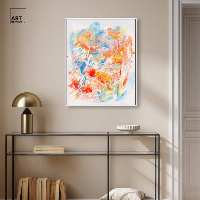 Swirling Hues I Canvas by Art Remedy