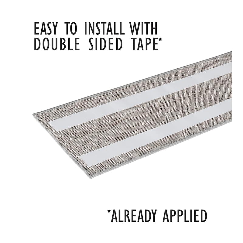 SussexHome Leaves Pattern Stair Treads