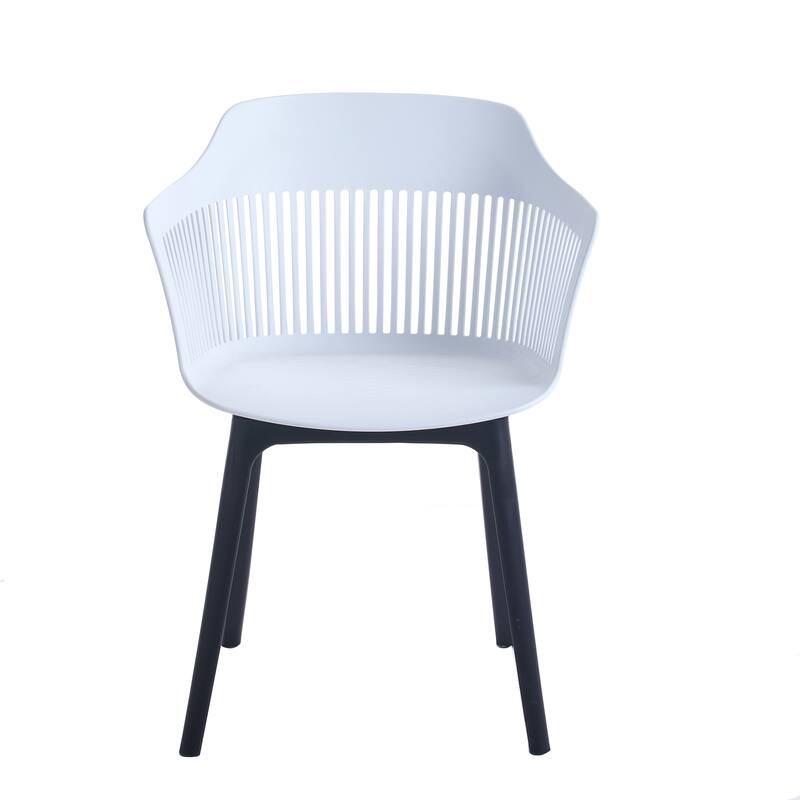 Porthos Home Palmer Dining Chairs Set of 2, Plastic Shell And Legs