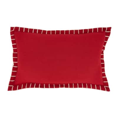 Simple Elegance Chunky Whip Stitch Throw Pillow
