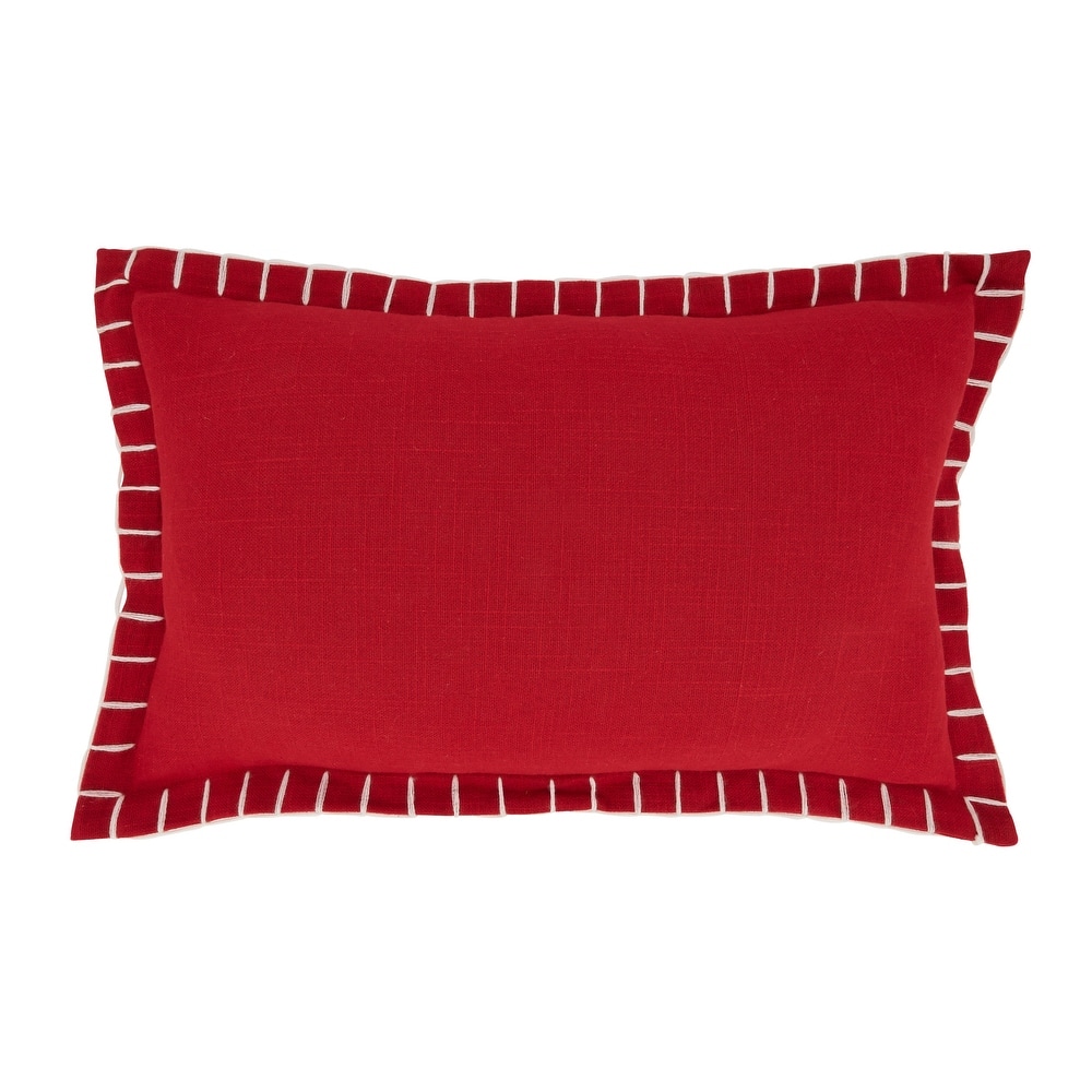 Simple Elegance Chunky Whip Stitch Throw Pillow