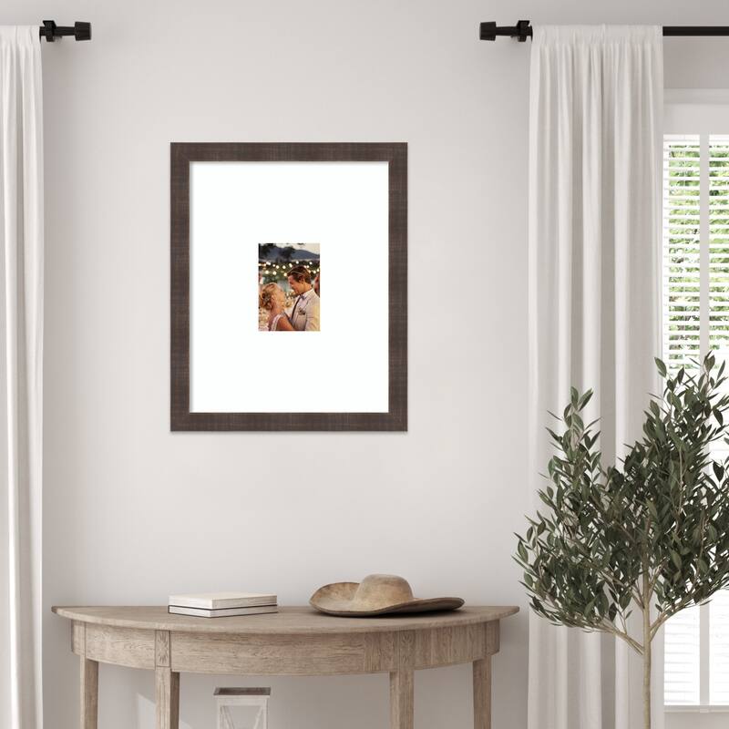 Whiskey Brown Rustic Framed Picture Frame, Photo Frame