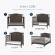 preview thumbnail 11 of 22, Child Craft Hampton Arch Top 4-in-1 Convertible Crib