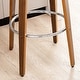 preview thumbnail 105 of 167, Glitzhome Set of 2 or 4 Modern Counter & Bar Height Wooden Swivel Bar Stools