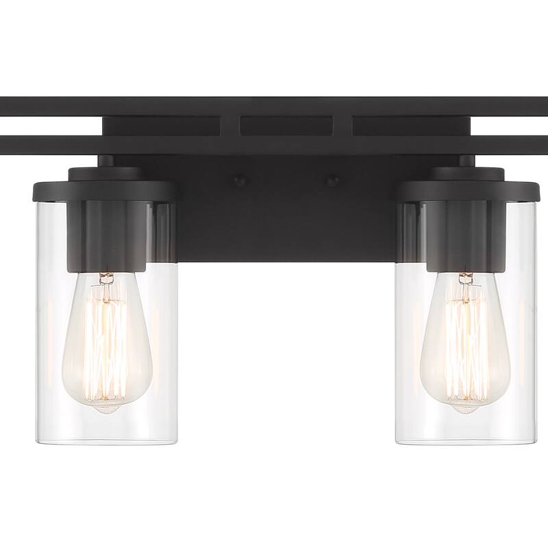 6-light Modern Farmhouse Black Bathroom Vanity Lights with UL Certified