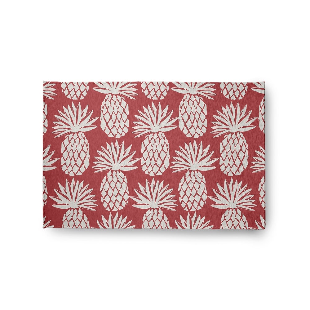 Pineapple Pattern Indoor/Outdoor Rug
