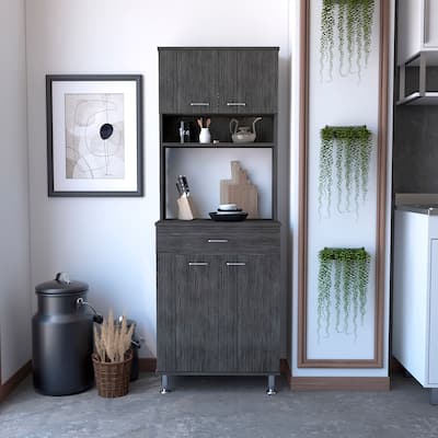 Boahaus Albi Kitchen Cabinet (Gray)