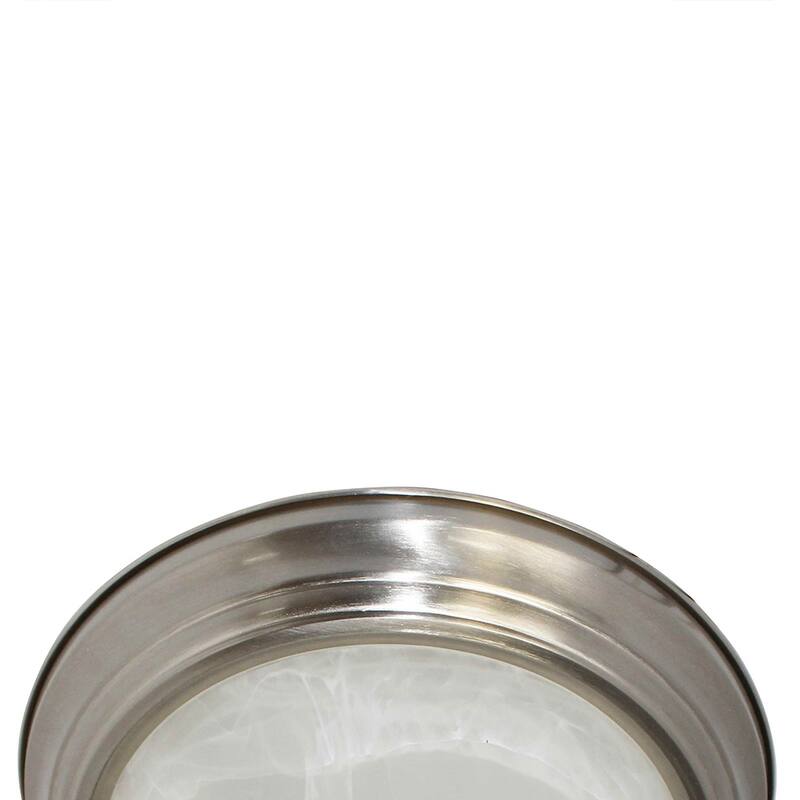 LED Flush Mount Ceiling light in Brushed Nickel
