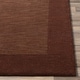 preview thumbnail 3 of 21, Hand Loomed Odessa Solid Bordered Tone-On-Tone Wool Area Rug