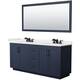 Option Dark Blue / White Quartz Top / Matte Black
