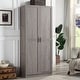 preview thumbnail 1 of 8, Manhattan Comfort Hopkins Modern 7 Shelf Freestanding Storage Closet Grey