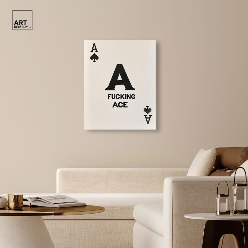 Ace Canvas by Art Remedy, Gallery Wrapped
