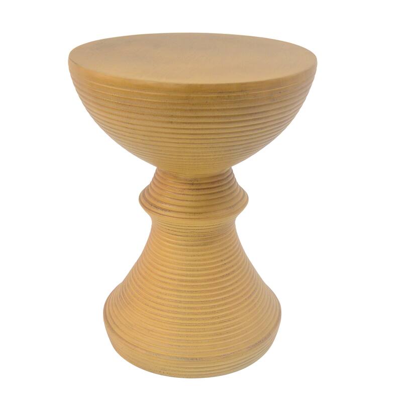 Holmen Outdoor Modern MGO Round End Table by Christopher Knight Home