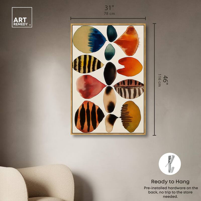 Assembled Pieces II Canvas by Art Remedy