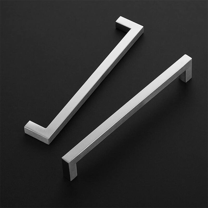 18 Pack 8 Inch Kitchen Square Cabinet Handles - 8.5"L x 0.5"W