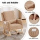 preview thumbnail 50 of 66, HOMYKA 27.5" Wide Rocking Chair for Nursery