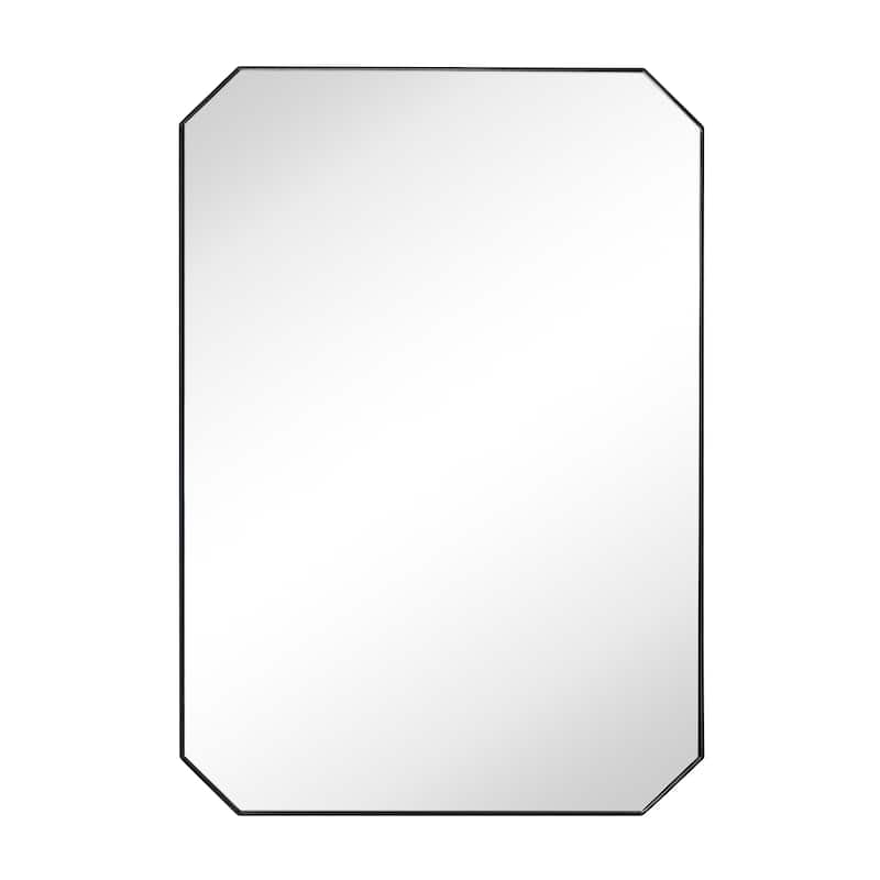 TEHOME Arched Metal Surface Mount Irregular Medicine Cabinet with Mirror - 18" x 26"