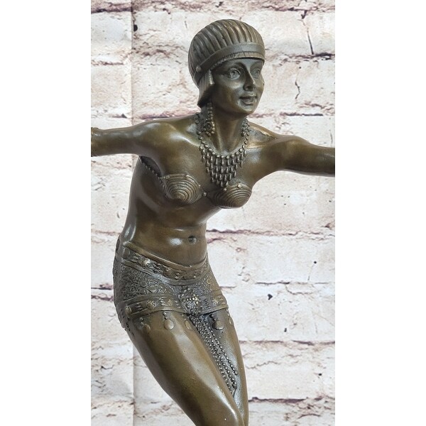 ブロンズ像　神　D.H. CHIPARUS DANCER　アールデコ　彫刻家 ブロンズ像 神 D.H. CHIPARUS DANCER アールデコ 彫刻家