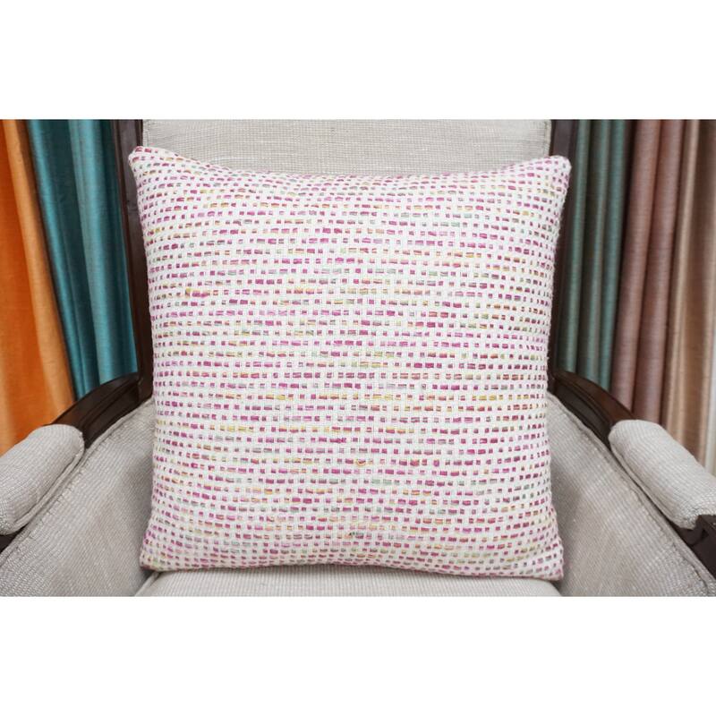 Home&Manor Catalina Hand Spun Silk Pillow 20"