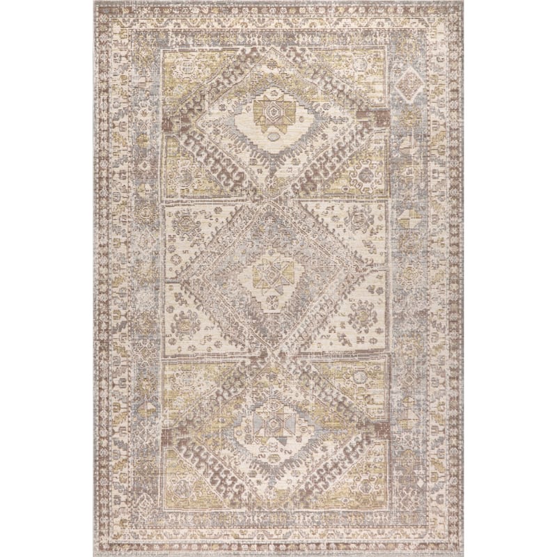 JONATHAN Y Alhambra Ornate Geometric Medallion Area Rug
