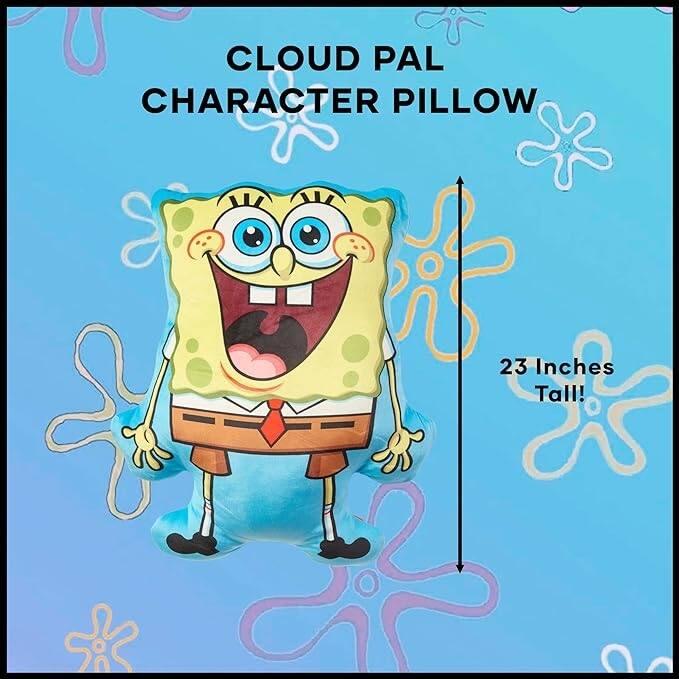 Nickelodeon Spongebob Squarepants Spongebob Cloud Pal 23 Inch Character Pillow