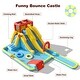 preview thumbnail 9 of 8, Costway Inflatable Dual Slide Water Park Climbing Bouncer W/ 735W - See Details