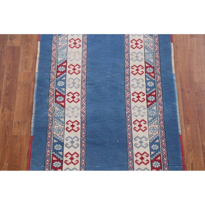 Traditional Oushak Turkish Oriental Runner Rug Handmade Wool Carpet - 2'10" x 8'0"