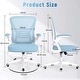 preview thumbnail 25 of 48, Ergonomic Office Mid Back Chair - N/A
