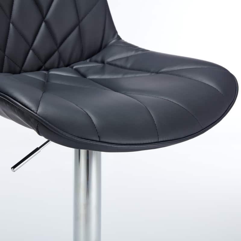 Adjustable Swivel Bar Stools Height Island Chairs with Back Set of 2
