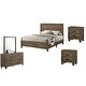 preview thumbnail 1 of 0, Best Quality Furniture Donna 5 Piece Bedroom Set with 2 Nightstands