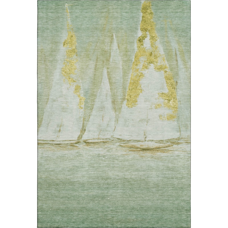 Premium Washable Super Soft Modern Sailboat Mayfield Rug