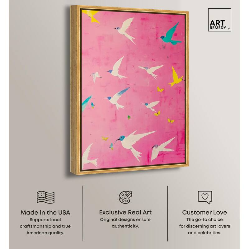 Soaring Sorbet Canvas by Art Remedy