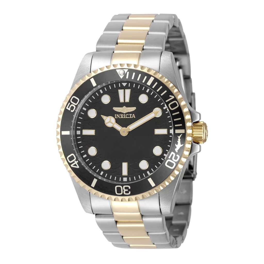 Invicta Men's 49698 Pro Diver Quartz PC20S Brass Dial Watch