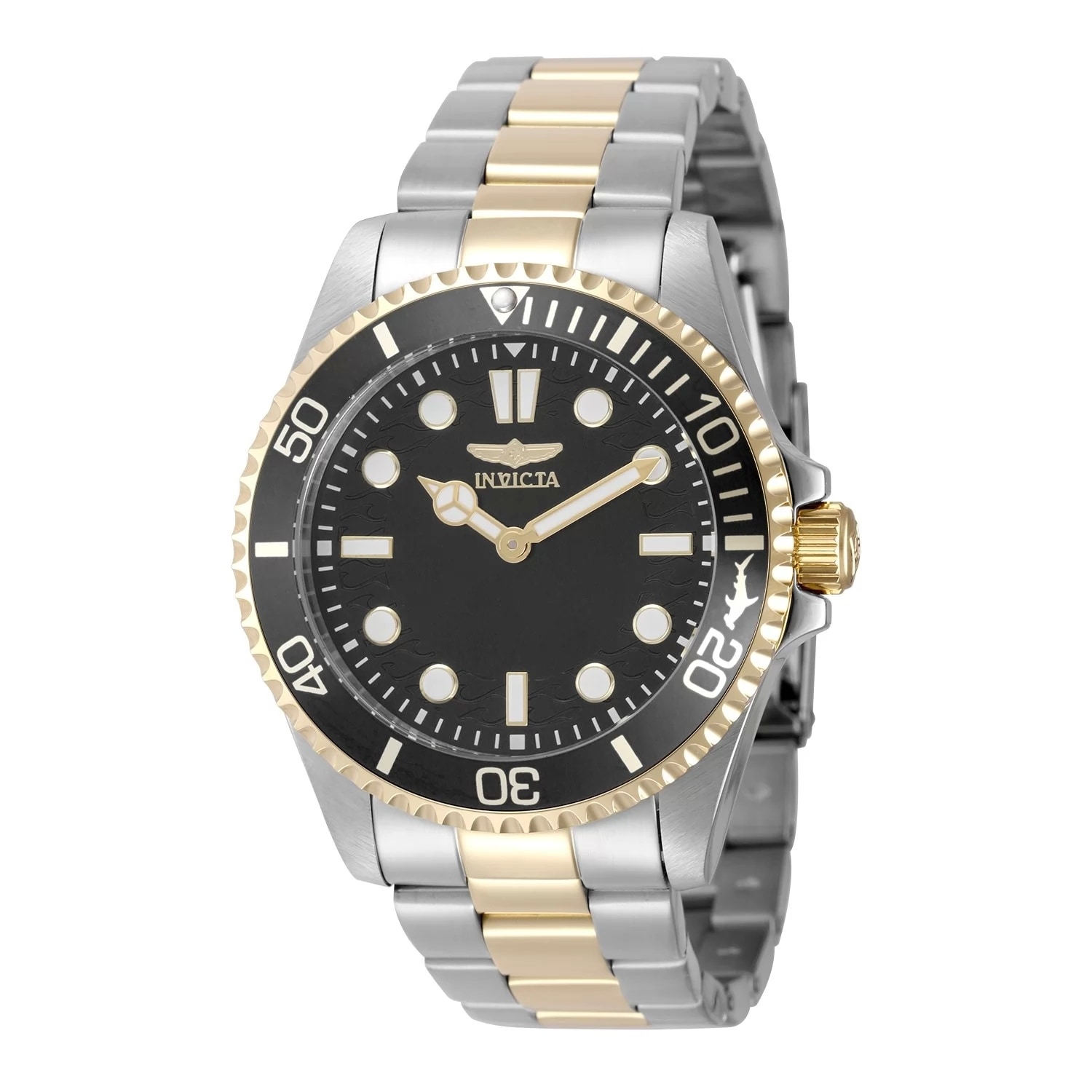 Invicta Men's 49698 Pro Diver Quartz PC20S Brass Dial Watch