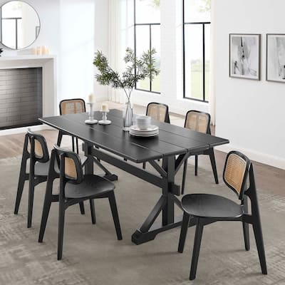 Windchime 71" Wood Dining Table - N/A