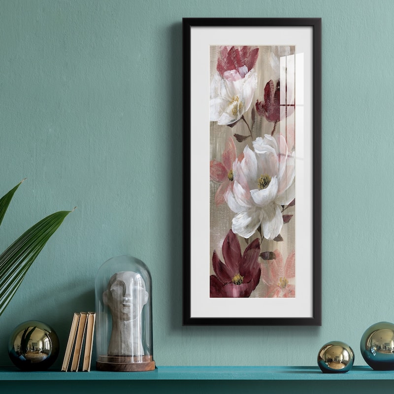 Fields of Burgundy Blush II-Premium Gallery Framed Print
