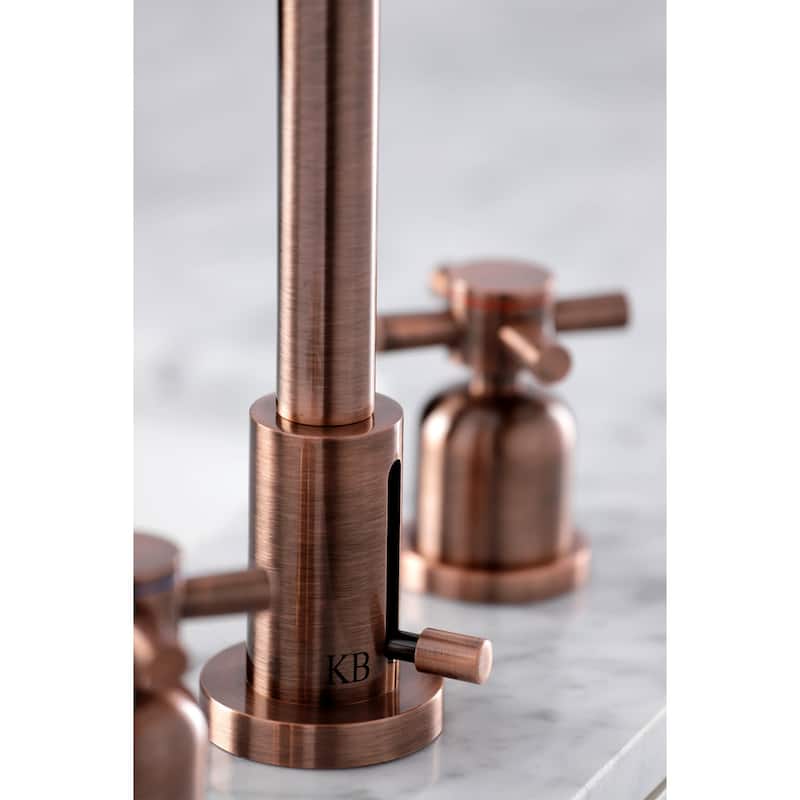 Kingston Brass Concord 1.2 GPM Deck Mounted Widespread Bathroom Faucet