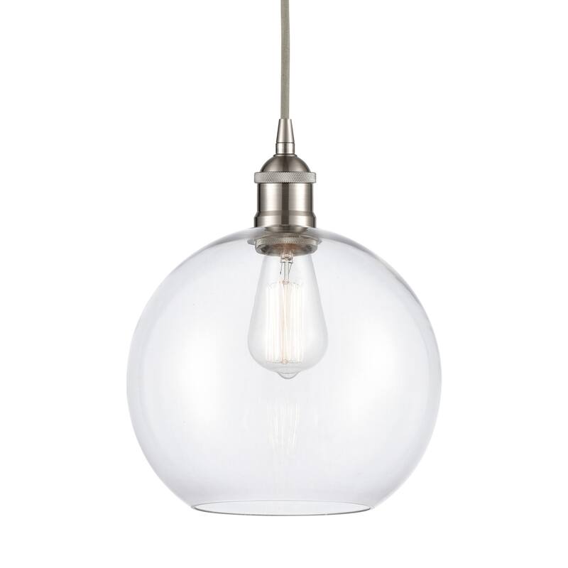 Innovations Lighting 616-1P-13-10 Athens Pendant Athens 10" Wide - Brushed Satin Nickel / Clear