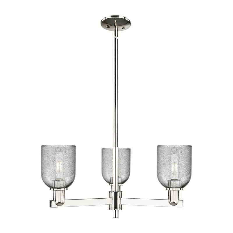Innovations Lighting Endless Possibilities Arcadia - Caledonia - 3 Light 27" Stem Hung Chandelier - Polished Nickel