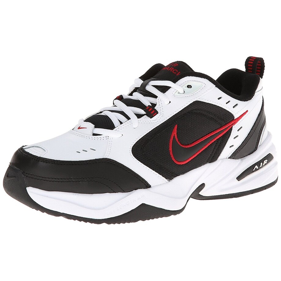 New Nike Men S Air Monarch Iv Cross Trainer White Black 13 4e White Black Varsity Red Overstock New Nike Men S Air Monarch Iv Cross Trainer White Black 13 4e White Black Varsity Red Overstock